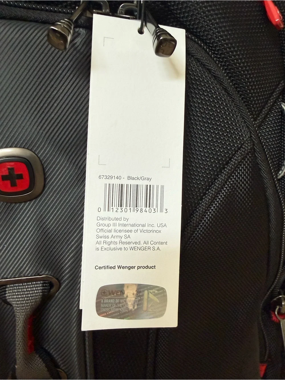 Wenger Legacy 17” Laptop Backpack (model 67329140 / WA-7329-14F00)